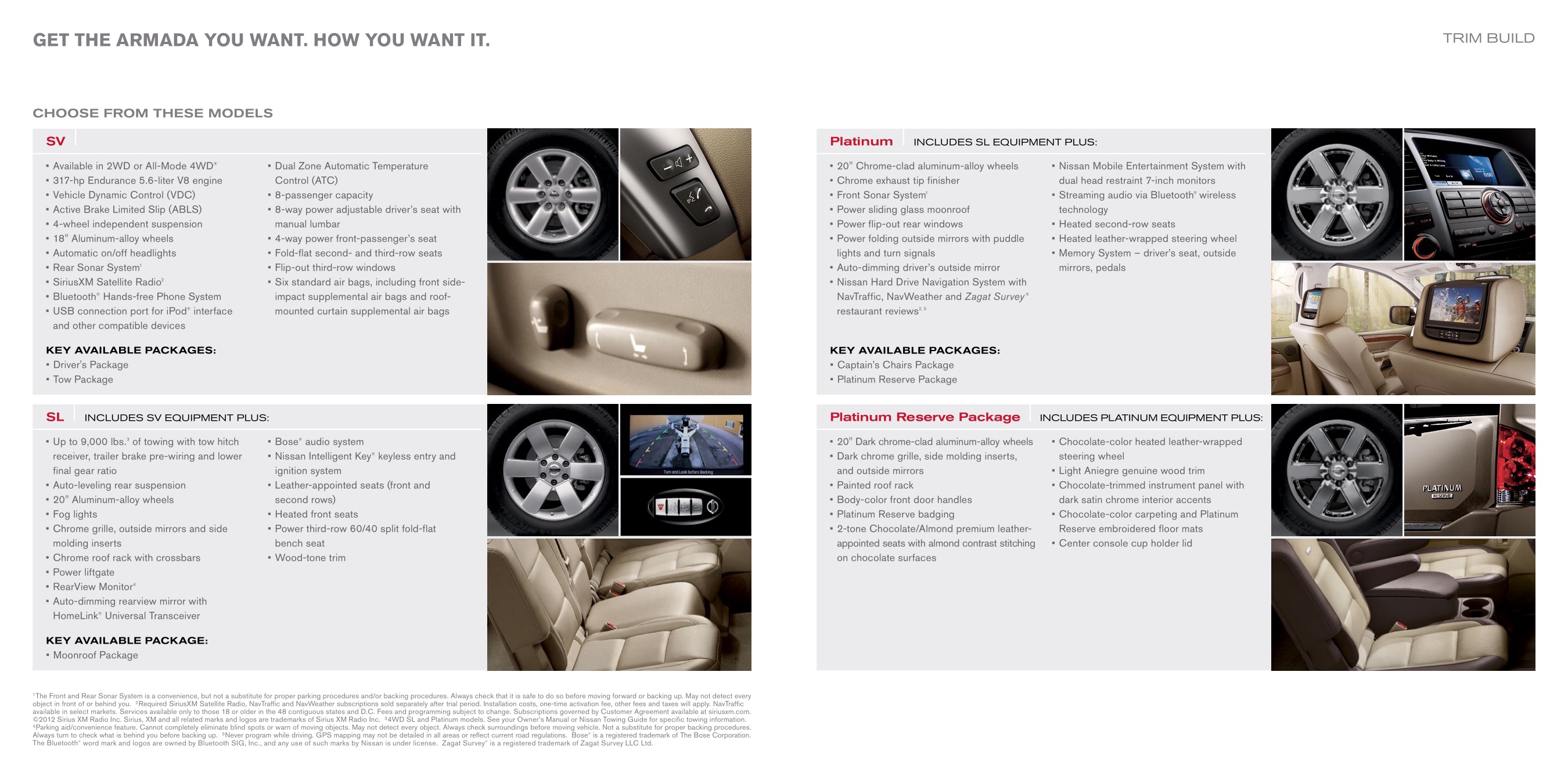2013 Nissan Armada Brochure Page 4